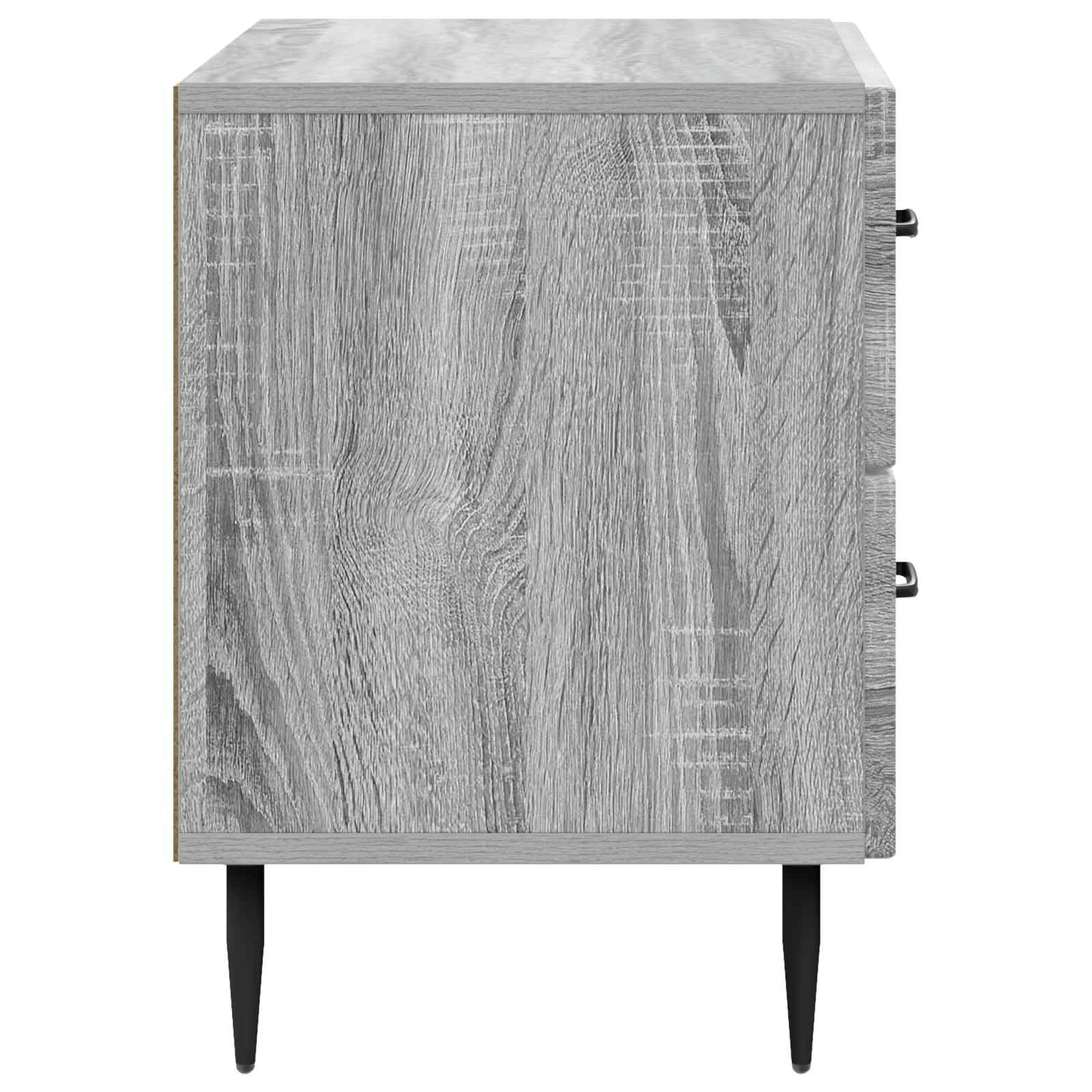 vidaXL Bedside Cabinet Grey Sonoma 62 x 34.5 x 47.5 cm Engineered Wood