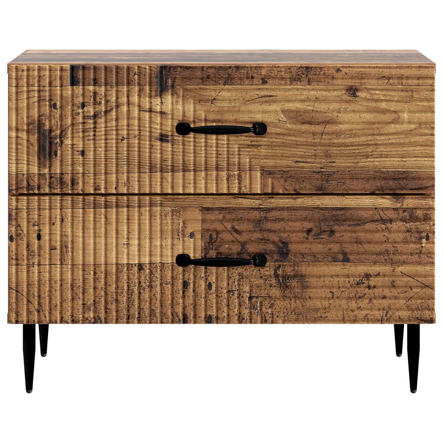 vidaXL Bedside Cabinet Old Wood 62 x 34.5 x 47.5 cm Engineered Wood