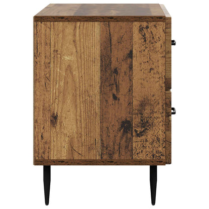 vidaXL Bedside Cabinet Old Wood 62 x 34.5 x 47.5 cm Engineered Wood