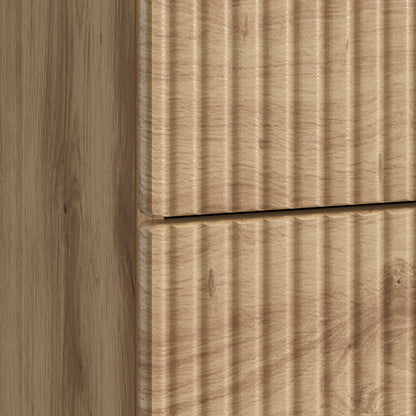 vidaXL Bedside Cabinet Artisan Oak 62 x 34.5 x 47.5 cm Engineered Wood