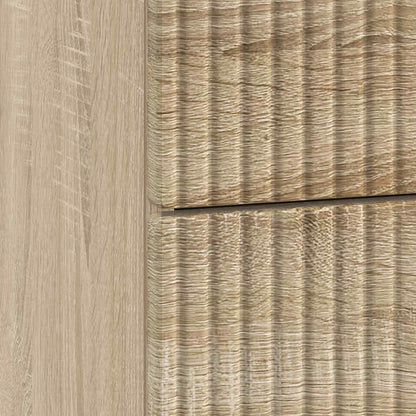 vidaXL Bedside Cabinet Sonoma Oak 43 x 41 x 66.5 cm Engineered Wood