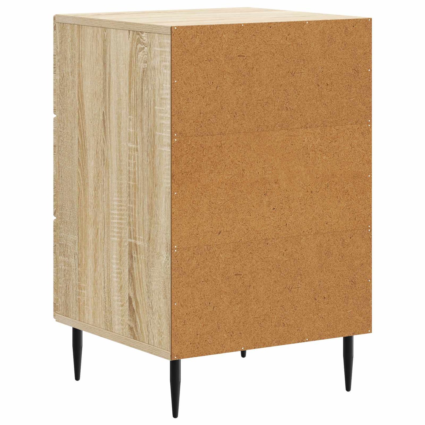 vidaXL Bedside Cabinet Sonoma Oak 43 x 41 x 66.5 cm Engineered Wood
