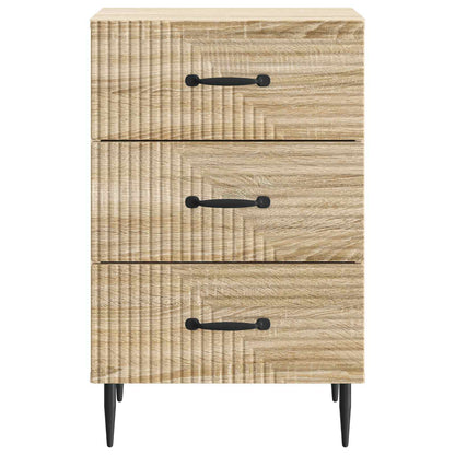 vidaXL Bedside Cabinet Sonoma Oak 43 x 41 x 66.5 cm Engineered Wood