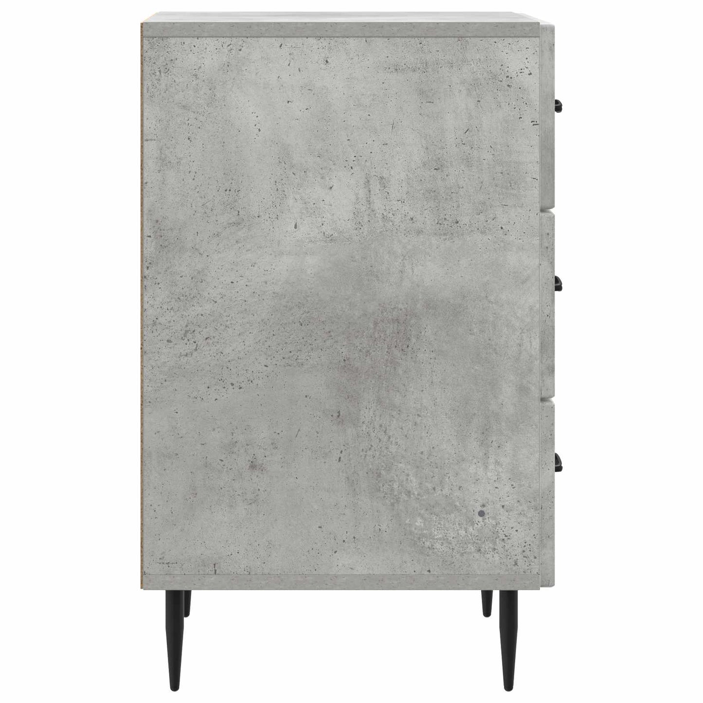 vidaXL Bedside Cabinet Concrete Grey 43 x 41 x 66.5 cm Engineered Wood