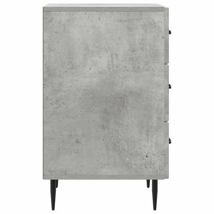 vidaXL Bedside Cabinet Concrete Grey 43 x 41 x 66.5 cm Engineered Wood