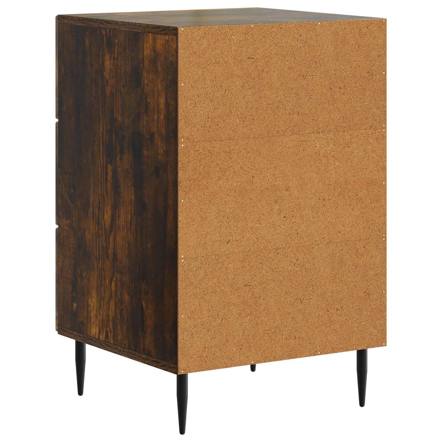 vidaXL Bedside Cabinet Smoked Oak 43 x 41 x 66.5 cm Engineered Wood