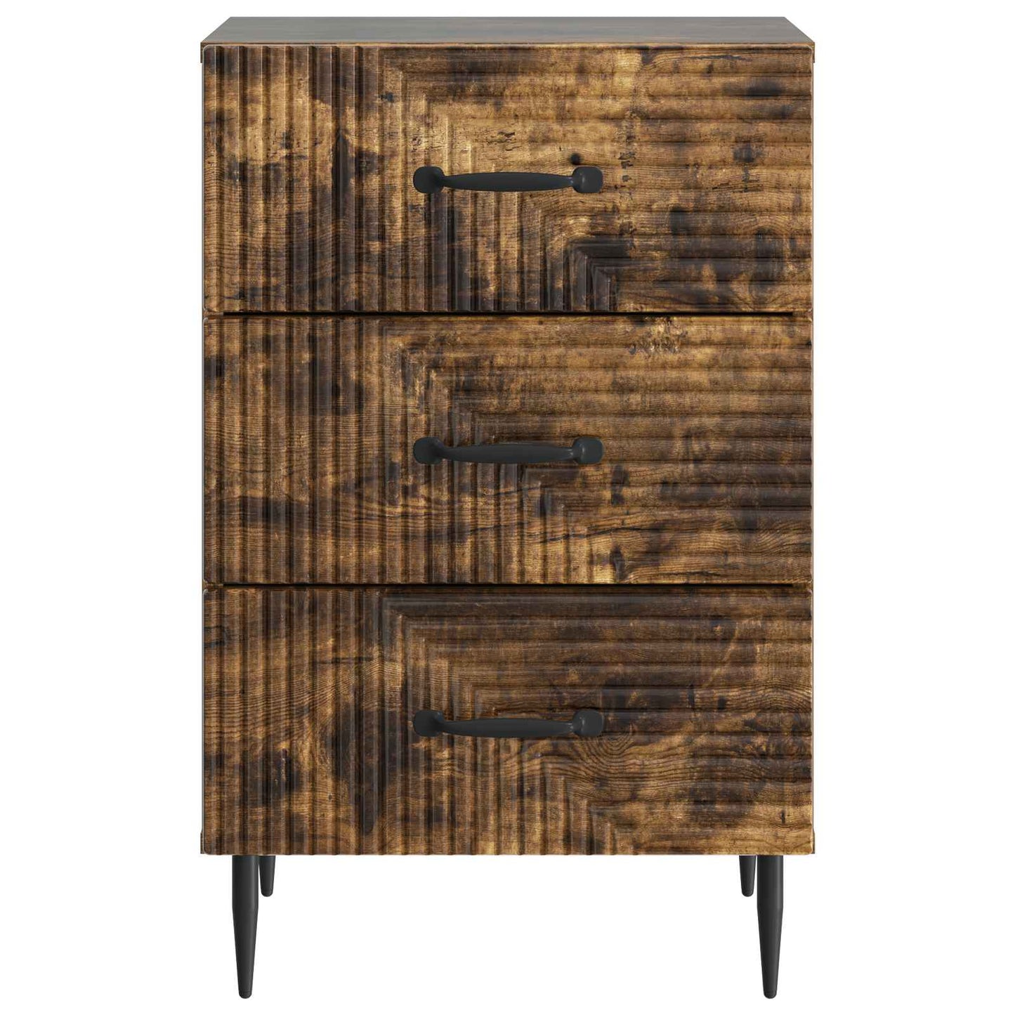 vidaXL Bedside Cabinet Smoked Oak 43 x 41 x 66.5 cm Engineered Wood