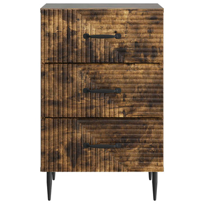 vidaXL Bedside Cabinet Smoked Oak 43 x 41 x 66.5 cm Engineered Wood