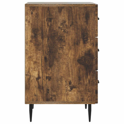 vidaXL Bedside Cabinet Smoked Oak 43 x 41 x 66.5 cm Engineered Wood
