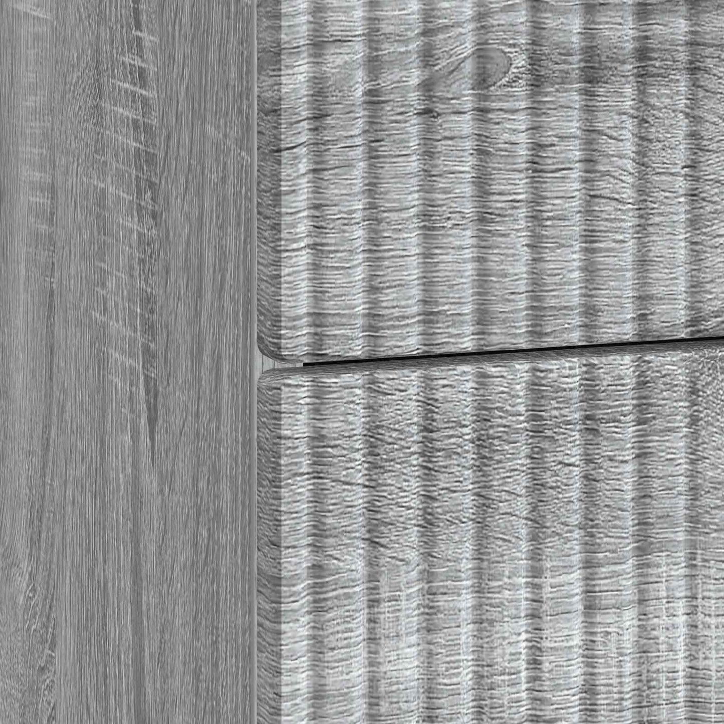 vidaXL Bedside Cabinet Grey Sonoma 43 x 41 x 66.5 cm Engineered Wood