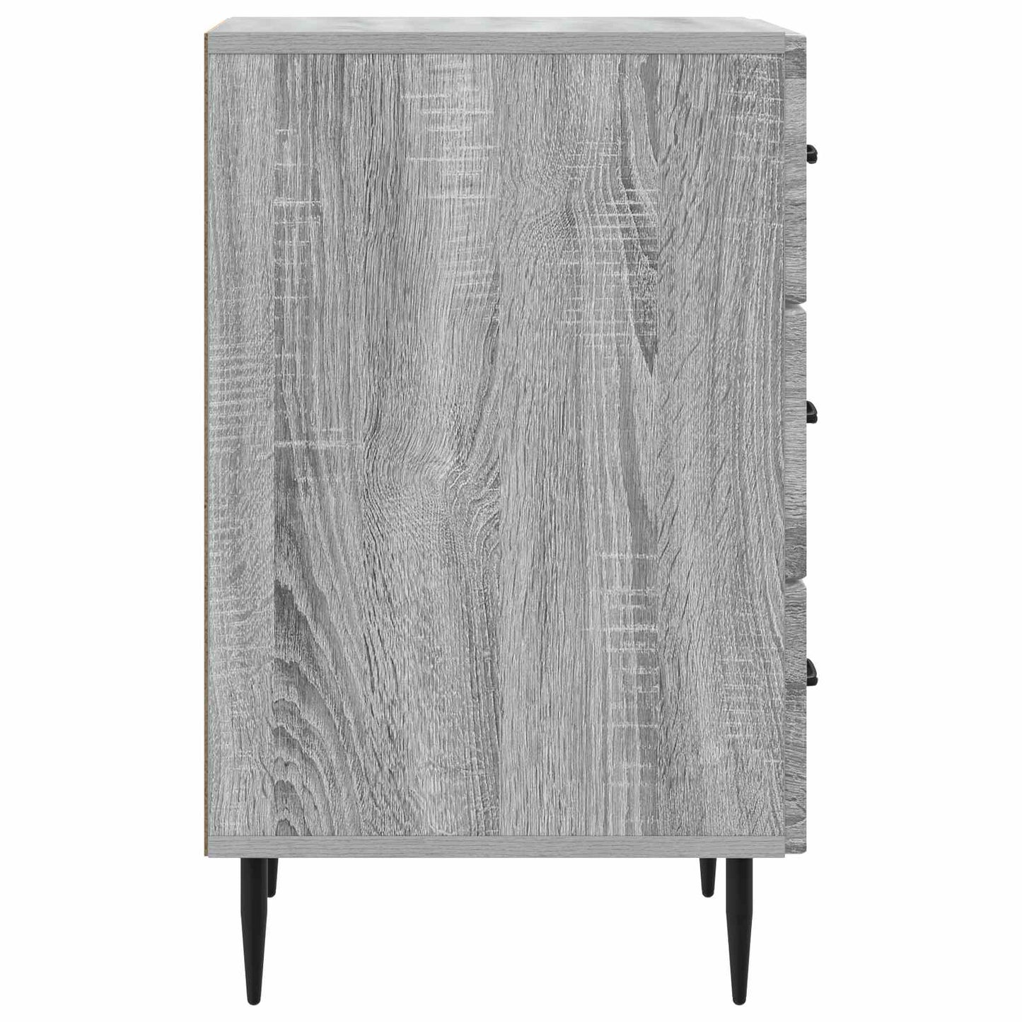 vidaXL Bedside Cabinet Grey Sonoma 43 x 41 x 66.5 cm Engineered Wood