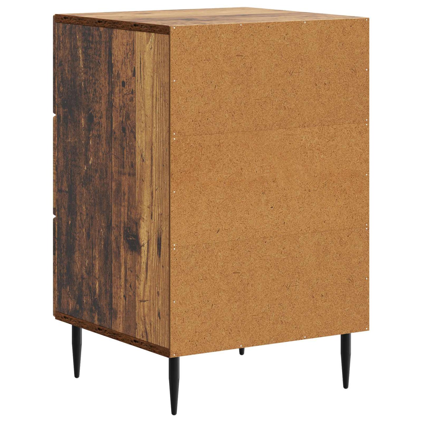 vidaXL Bedside Cabinet Old Wood 43 x 41 x 66.5 cm Engineered Wood
