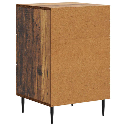 vidaXL Bedside Cabinet Old Wood 43 x 41 x 66.5 cm Engineered Wood