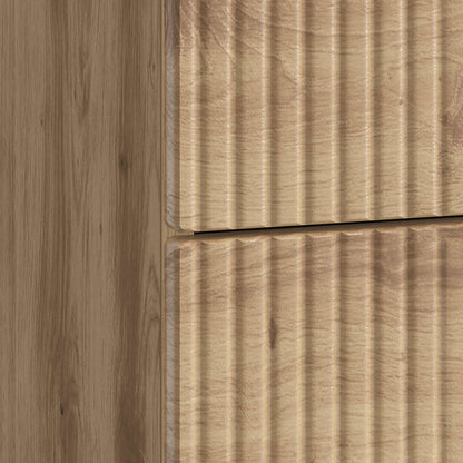 vidaXL Bedside Cabinet Artisan Oak 43 x 41 x 66.5 cm Engineered Wood