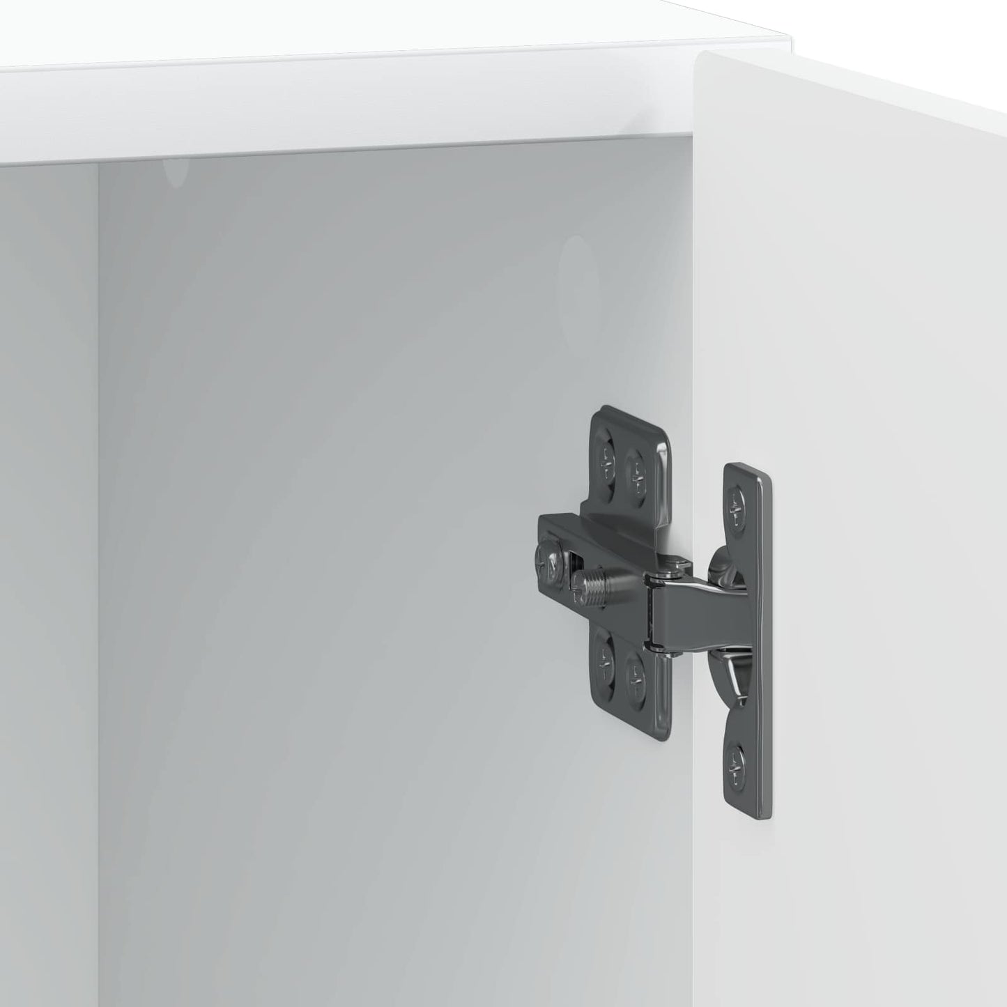 vidaXL Bedside Cabinet White 43 x 34.5 x 50 cm Engineered Wood