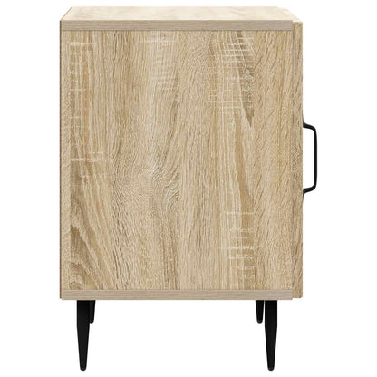 vidaXL Bedside Cabinet Sonoma Oak 43 x 34.5 x 50 cm Engineered Wood