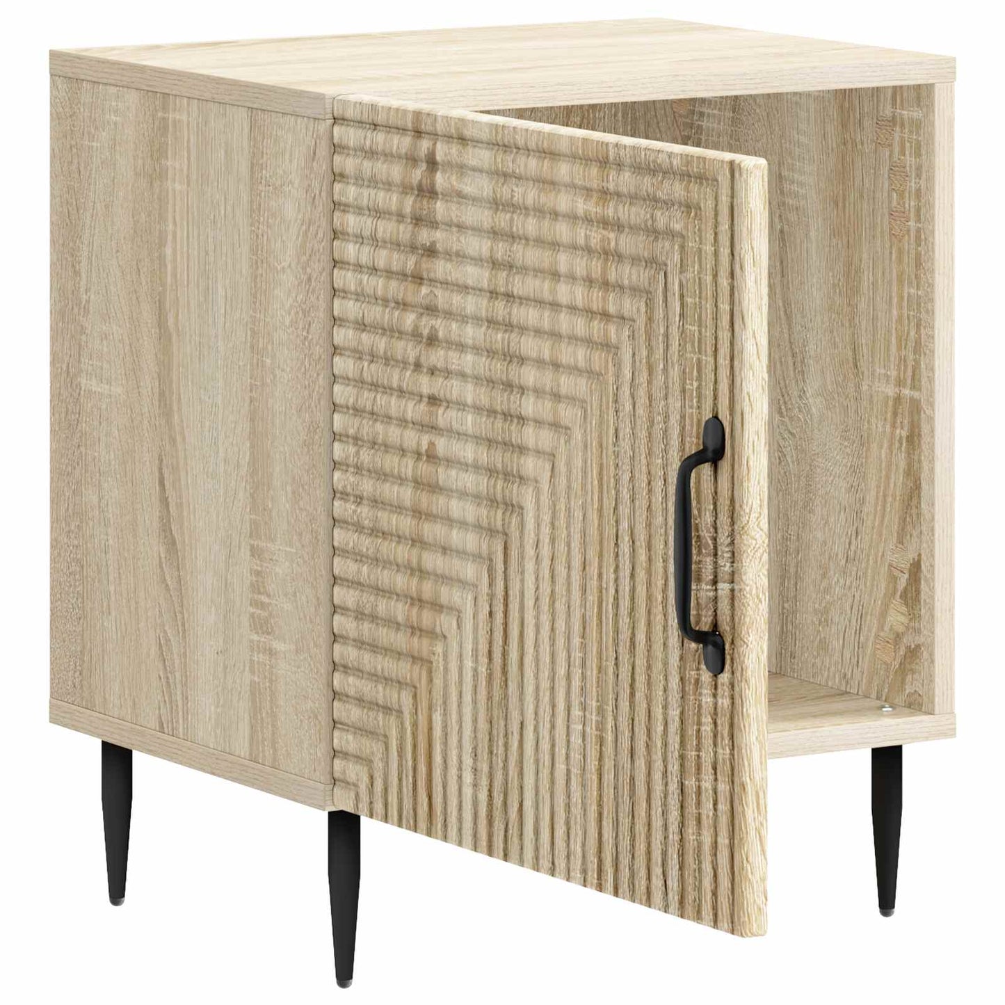 vidaXL Bedside Cabinet 2 pcs Sonoma Oak 43 x 34.5 x 50 cm