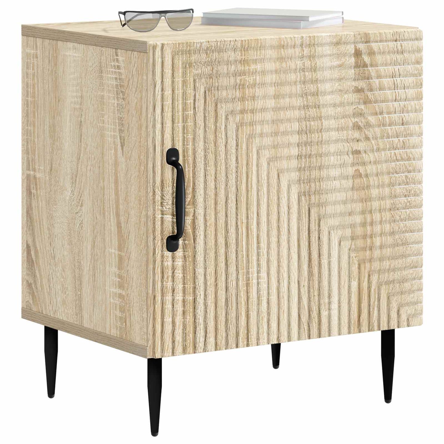 vidaXL Bedside Cabinet 2 pcs Sonoma Oak 43 x 34.5 x 50 cm