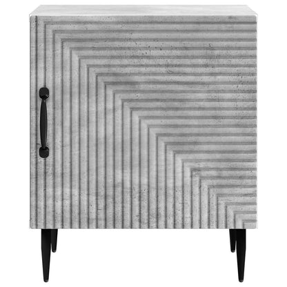 vidaXL Bedside Cabinet Concrete Grey 43 x 34.5 x 50 cm Engineered Wood