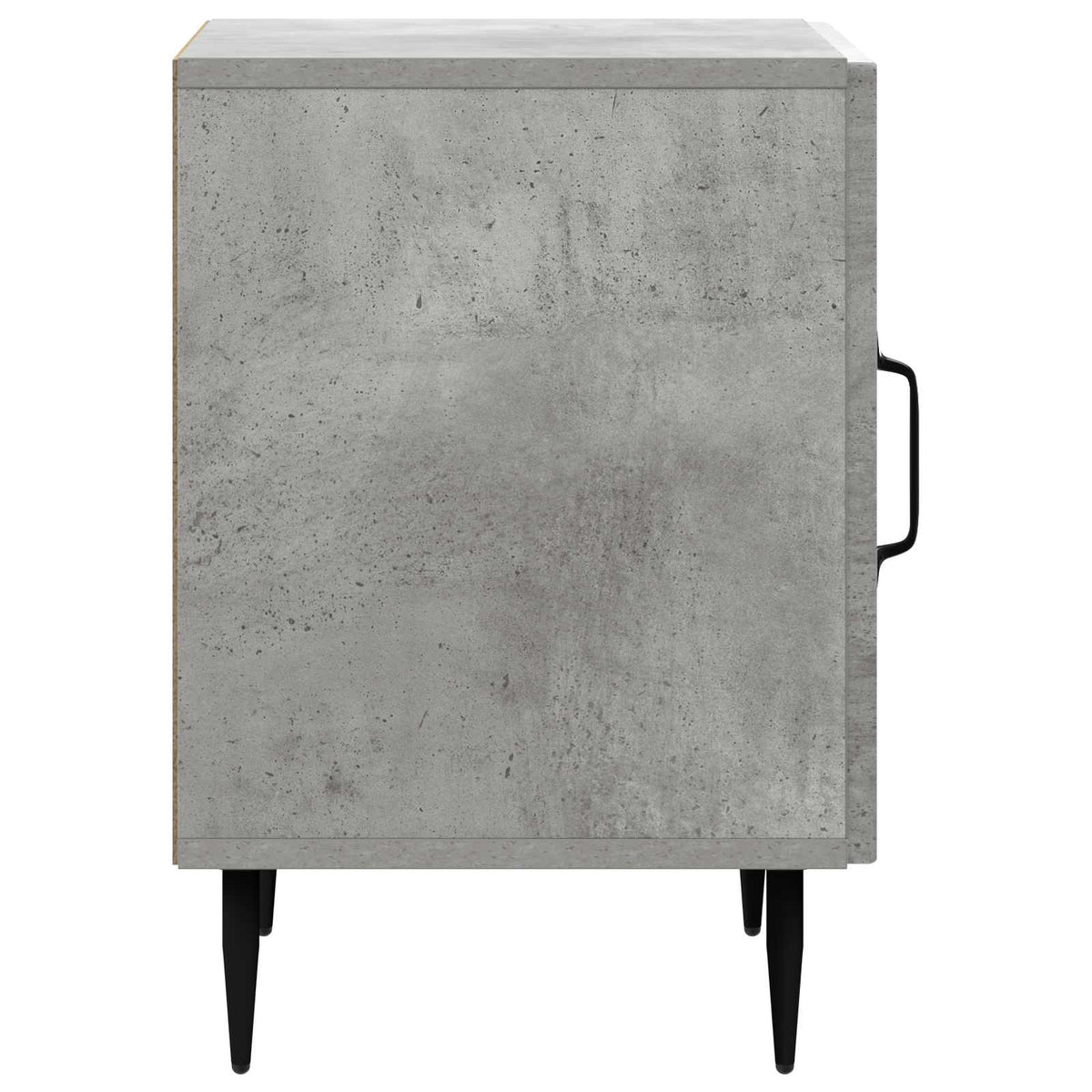vidaXL Bedside Cabinet Concrete Grey 43 x 34.5 x 50 cm Engineered Wood