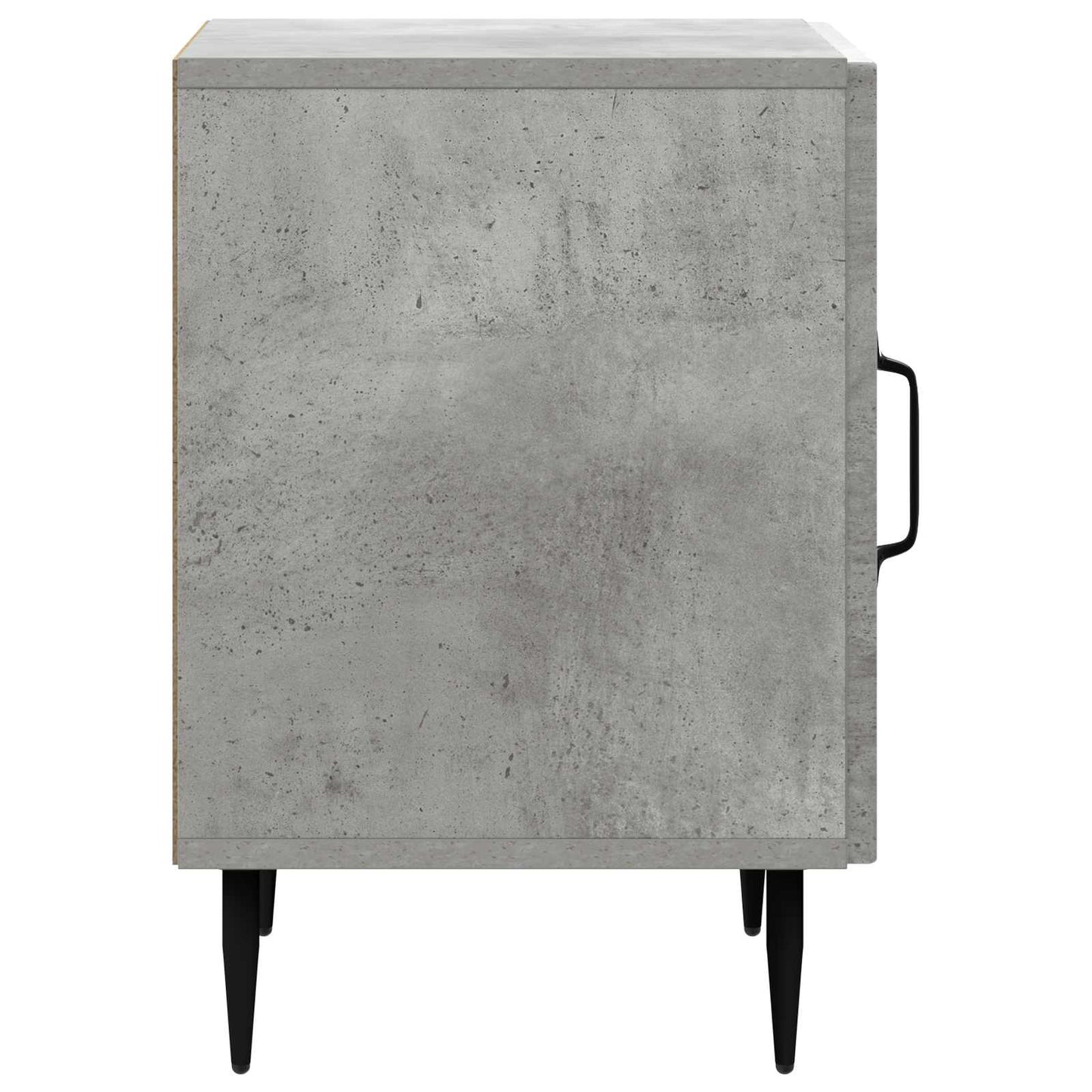 vidaXL Bedside Cabinet Concrete Grey 43 x 34.5 x 50 cm Engineered Wood