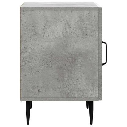 vidaXL Bedside Cabinet Concrete Grey 43 x 34.5 x 50 cm Engineered Wood