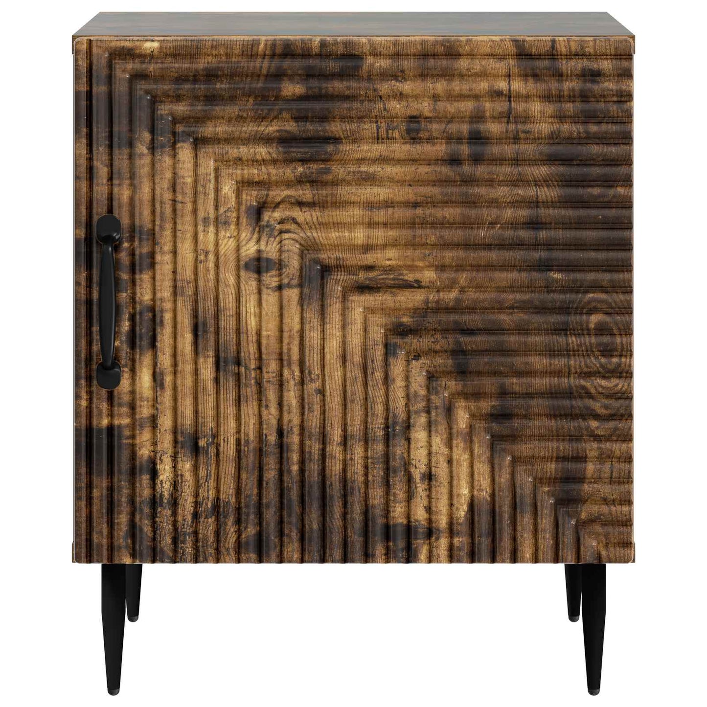 vidaXL Bedside Cabinet Smoked Oak 43 x 34.5 x 50 cm Engineered Wood