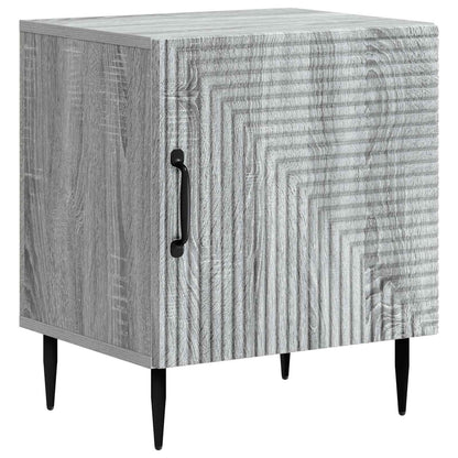 vidaXL Bedside Cabinet Grey Sonoma 43 x 34.5 x 50 cm Engineered Wood