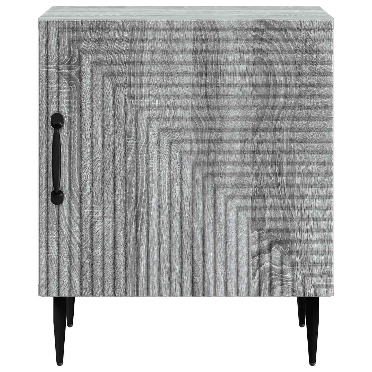 vidaXL Bedside Cabinet Grey Sonoma 43 x 34.5 x 50 cm Engineered Wood