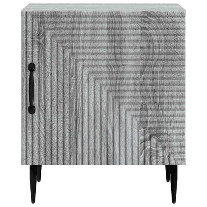 vidaXL Bedside Cabinet Grey Sonoma 43 x 34.5 x 50 cm Engineered Wood
