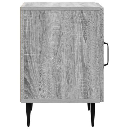vidaXL Bedside Cabinet Grey Sonoma 43 x 34.5 x 50 cm Engineered Wood