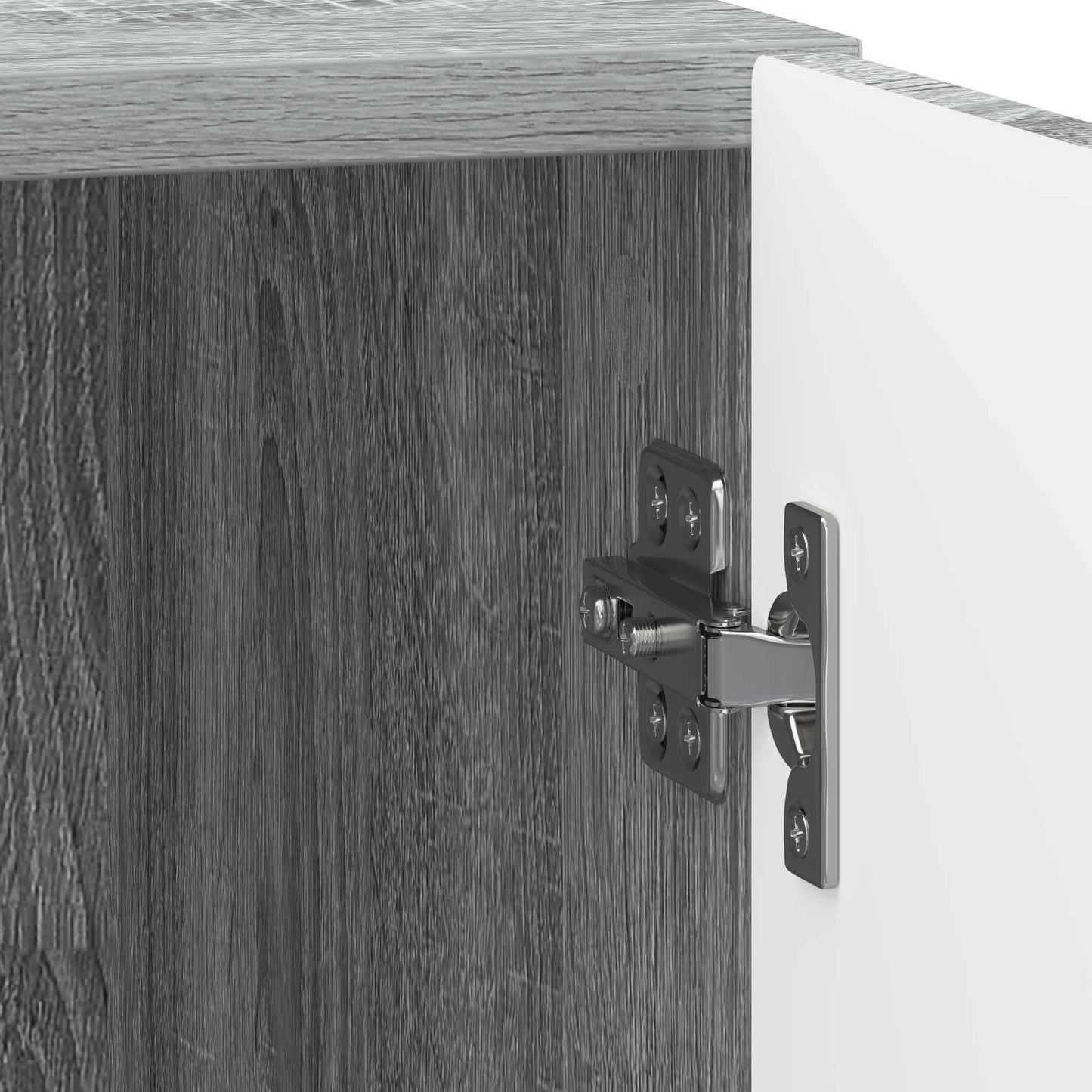 vidaXL Bedside Cabinet 2 pcs Grey Sonoma 43 x 34.5 x 50 cm