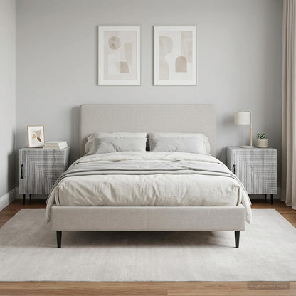 vidaXL Bedside Cabinet 2 pcs Grey Sonoma 43 x 34.5 x 50 cm