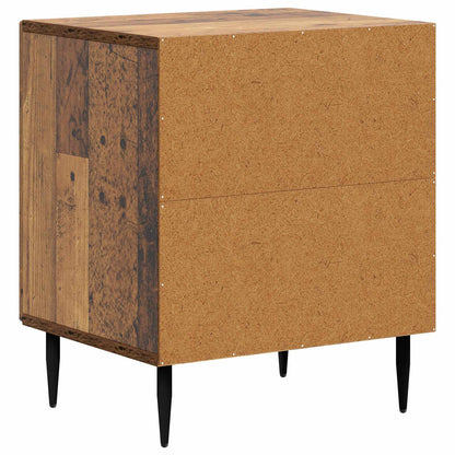 vidaXL Bedside Cabinet Old Wood 43 x 34.5 x 50 cm Engineered Wood