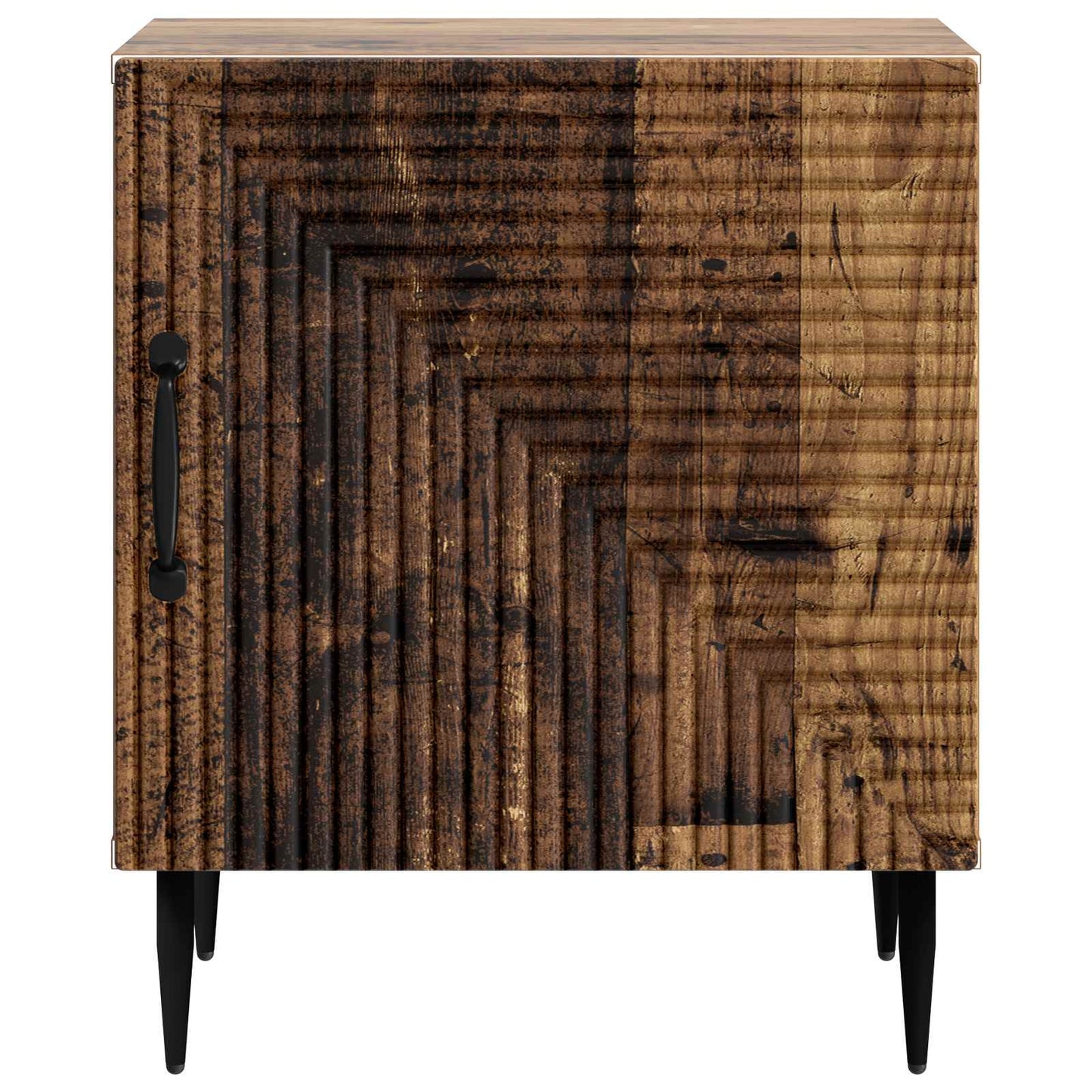 vidaXL Bedside Cabinet Old Wood 43 x 34.5 x 50 cm Engineered Wood