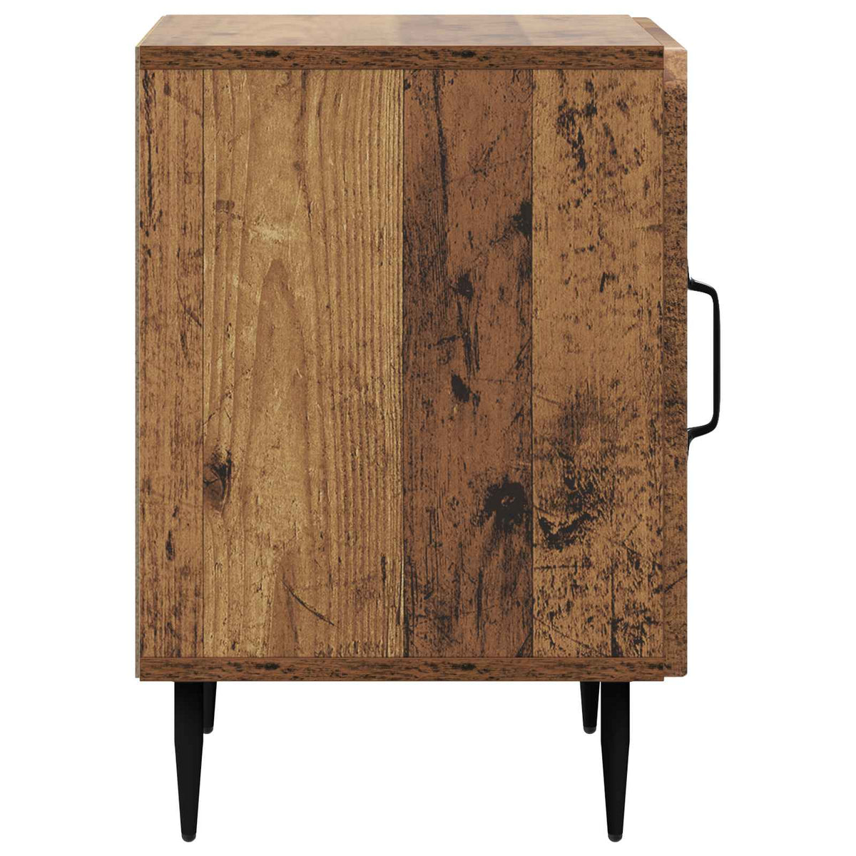 vidaXL Bedside Cabinet Old Wood 43 x 34.5 x 50 cm Engineered Wood