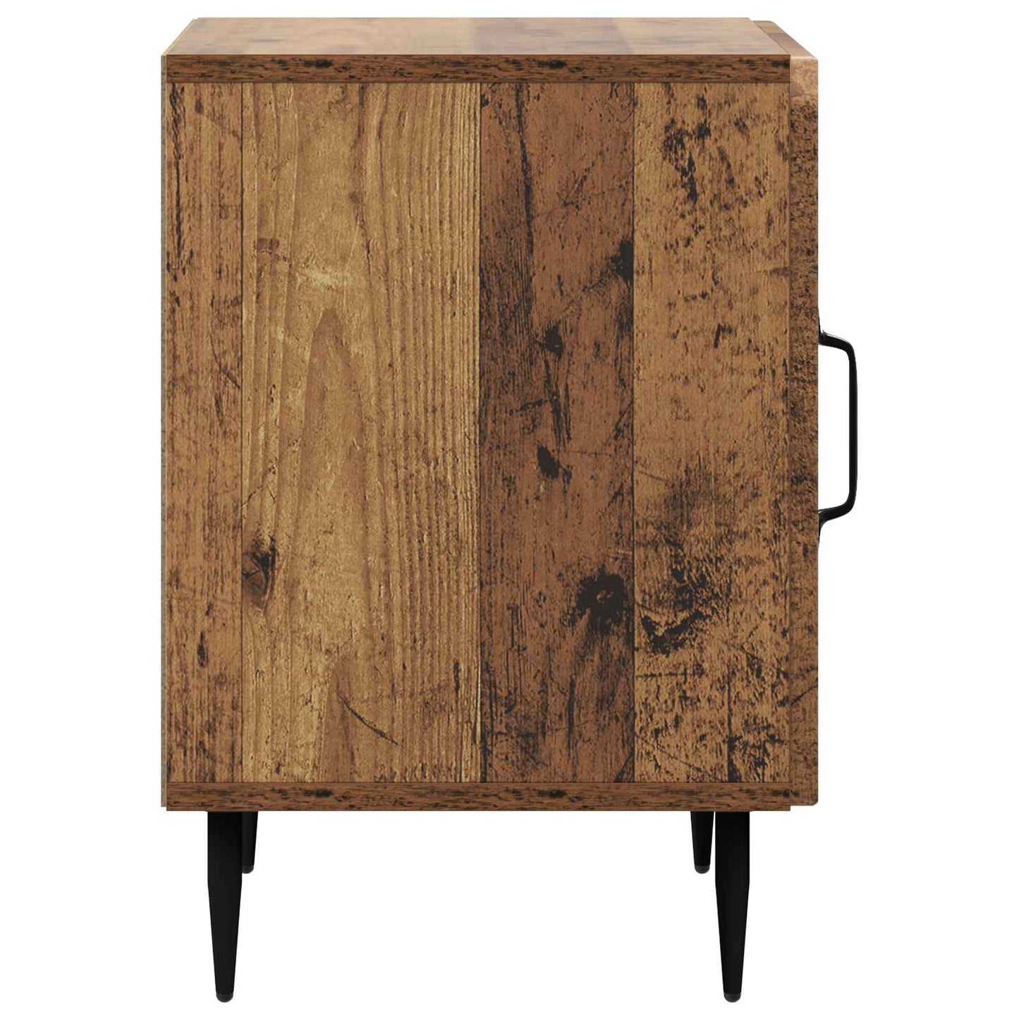 vidaXL Bedside Cabinet Old Wood 43 x 34.5 x 50 cm Engineered Wood