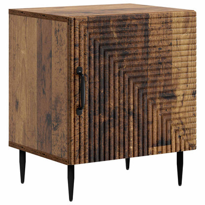 vidaXL Bedside Cabinet 2 pcs Old Wood 43 x 34.5 x 50 cm
