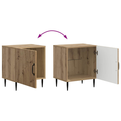 vidaXL Bedside Cabinet Artisan Oak 43 x 34.5 x 50 cm Engineered Wood