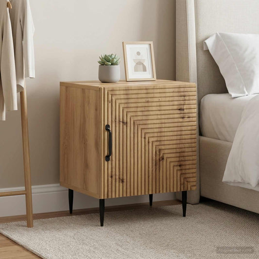 vidaXL Bedside Cabinet 2 pcs Artisan Oak 43 x 34.5 x 50 cm