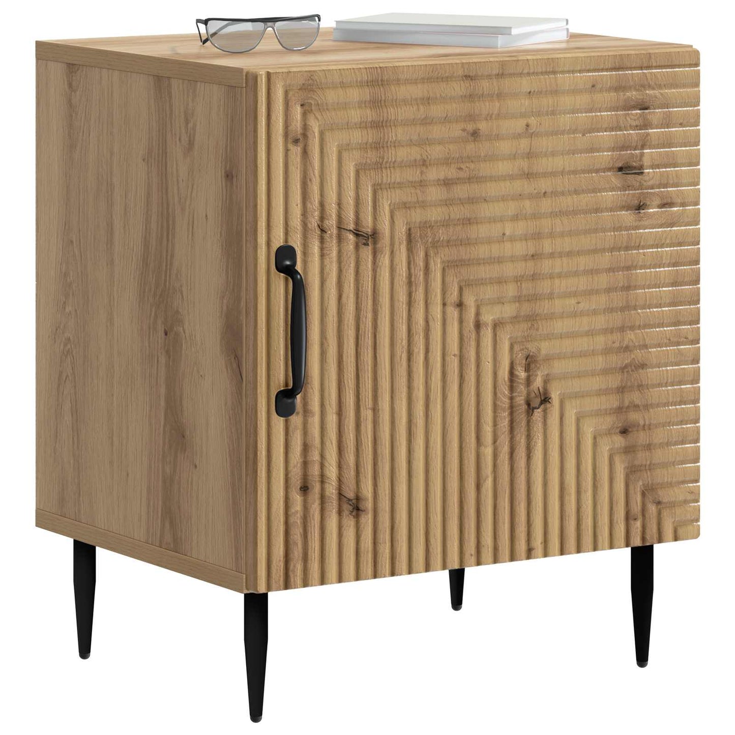 vidaXL Bedside Cabinet 2 pcs Artisan Oak 43 x 34.5 x 50 cm