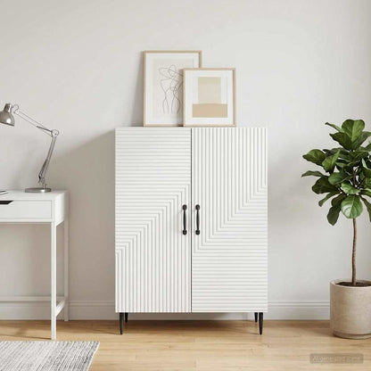 vidaXL Sideboard White 66 x 34.5 x 89.5 cm Engineered Wood