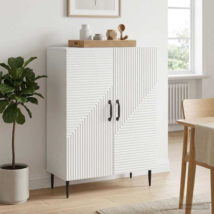 vidaXL Sideboard White 66 x 34.5 x 89.5 cm Engineered Wood