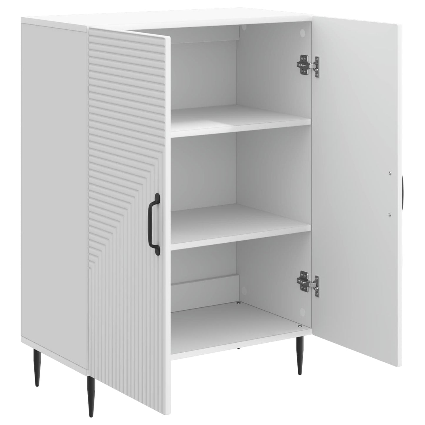 vidaXL Sideboard White 66 x 34.5 x 89.5 cm Engineered Wood