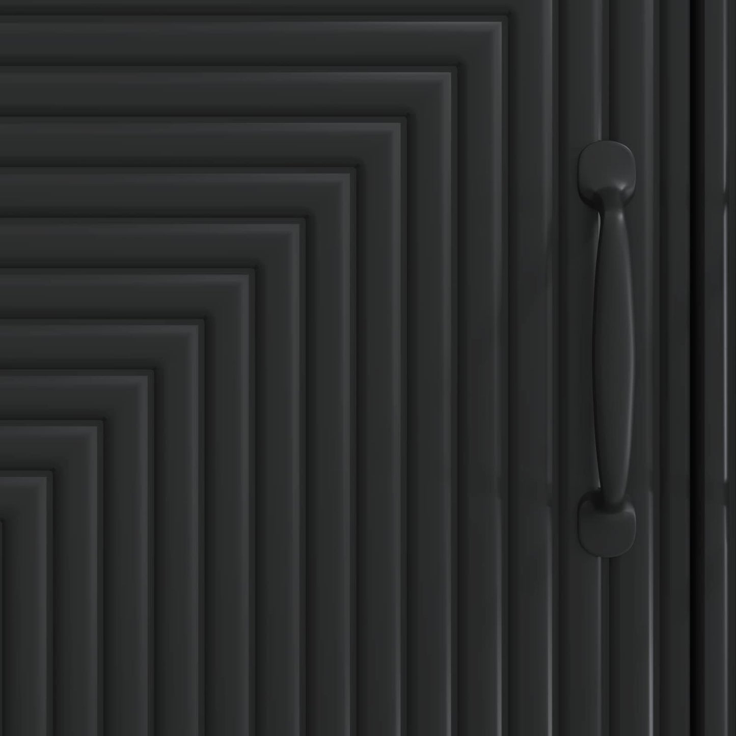 vidaXL Sideboard Black 66 x 34.5 x 89.5 cm Engineered Wood