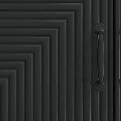 vidaXL Sideboard Black 66 x 34.5 x 89.5 cm Engineered Wood