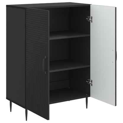 vidaXL Sideboard Black 66 x 34.5 x 89.5 cm Engineered Wood