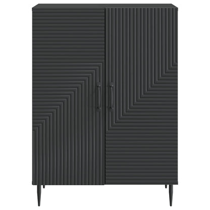 vidaXL Sideboard Black 66 x 34.5 x 89.5 cm Engineered Wood