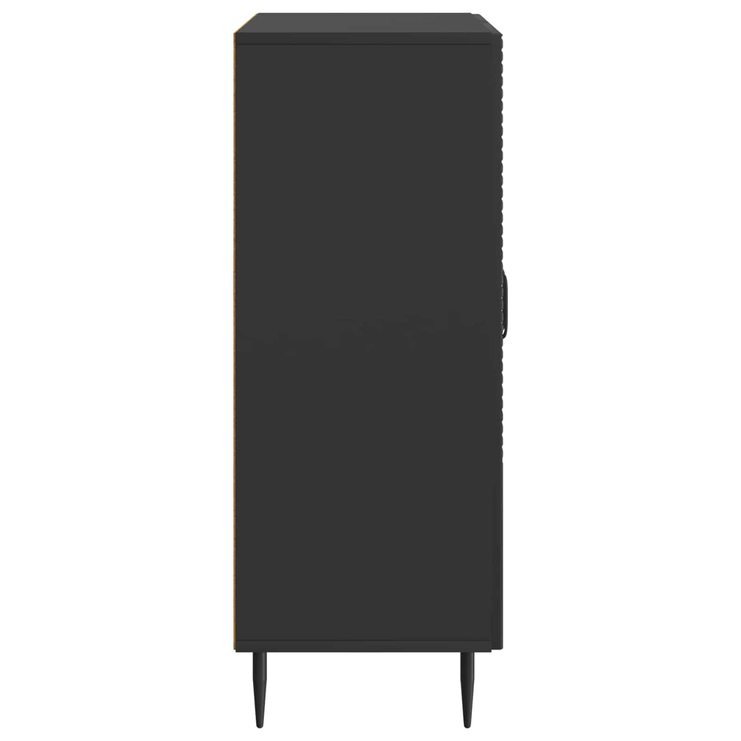 vidaXL Sideboard Black 66 x 34.5 x 89.5 cm Engineered Wood