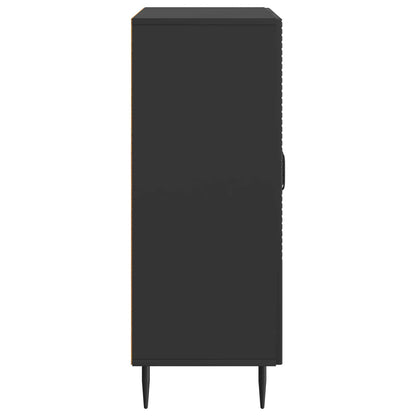 vidaXL Sideboard Black 66 x 34.5 x 89.5 cm Engineered Wood